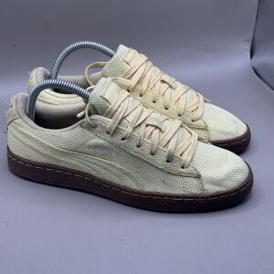 Puma Basket Ripstop IC 362340-01 Yellow Ice Cream Series Sneakers Men Size 6